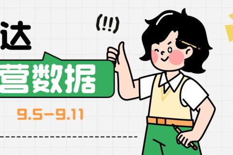 小易播报|每周运营数据（9.5-9.11）