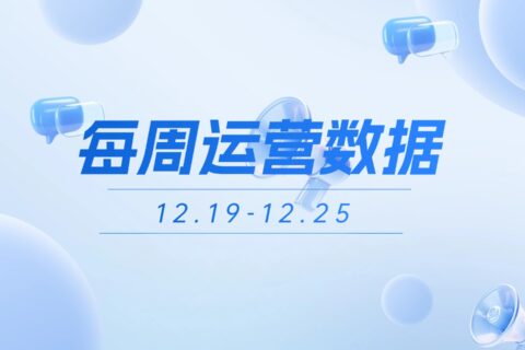 小易播报|每周运营数据（12.19-12.25）